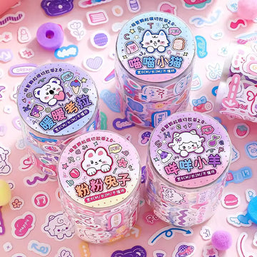 Cartoon die cutting pet tape