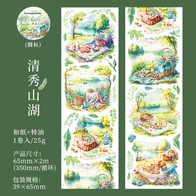 Let’s have a Picnic Series Washitape - Journal Carnival
