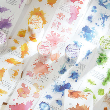 Dizzy water Series Die cutting Washitape