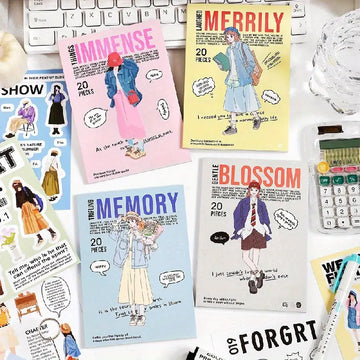 Korean diy character sticker book - Journal Carnival