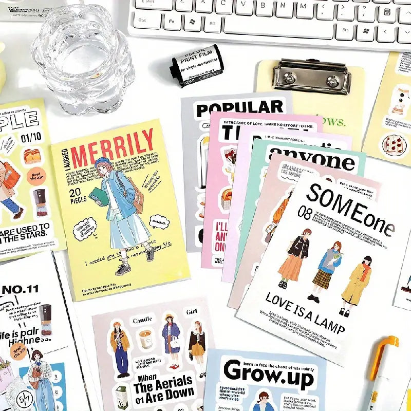 Korean diy character sticker book - Journal Carnival