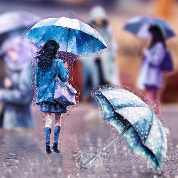 Misty Rain long series sticker