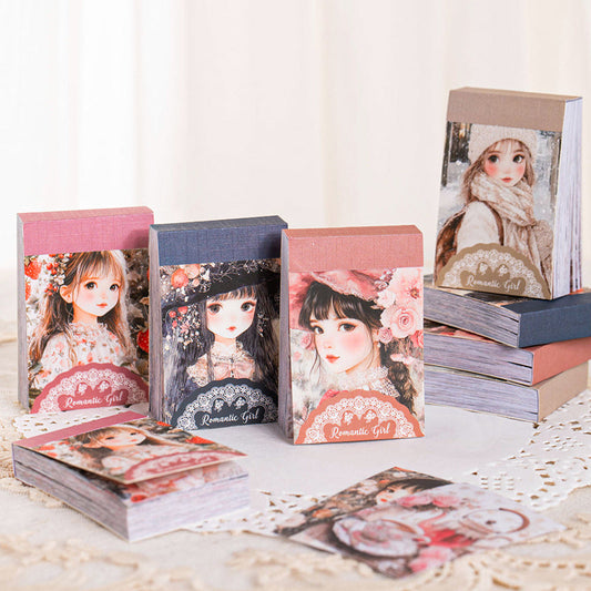 Romantic girl series sticker book