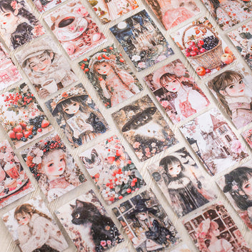 Romantic girl series sticker book
