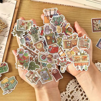 Retro lifestyle stickers