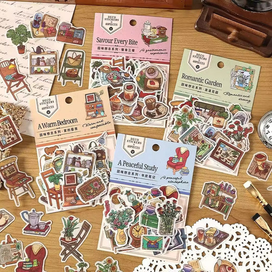 Retro lifestyle stickers