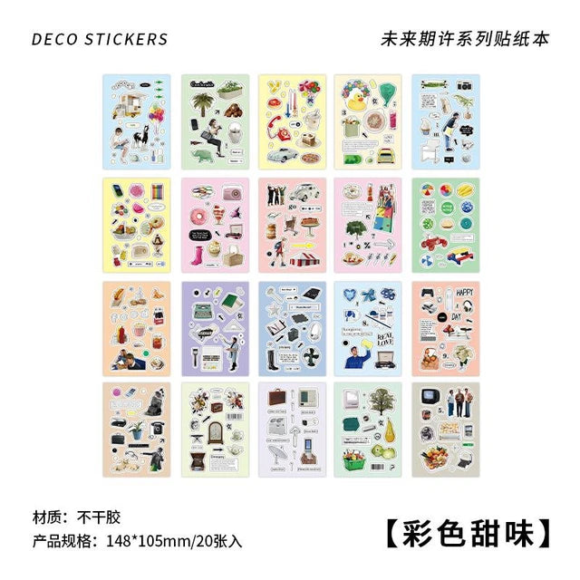 Future Expectations Series Sticker book - Journal Carnival