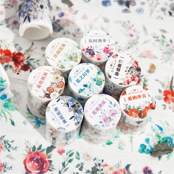 Twilight Series Decorative Fresh Garden Washi-tape - Journal Carnival