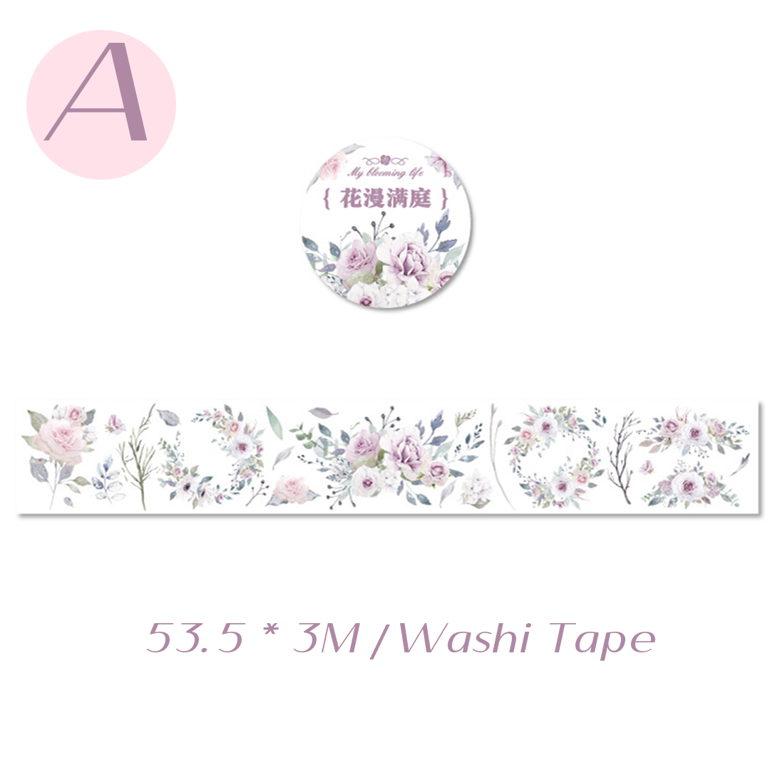 Twilight Series Decorative Fresh Garden Washi-tape - Journal Carnival
