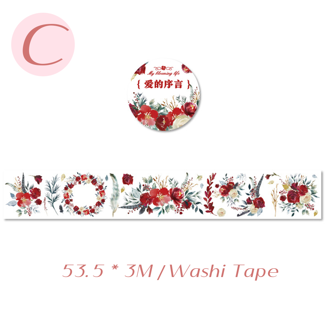 Twilight Series Decorative Fresh Garden Washi-tape - Journal Carnival