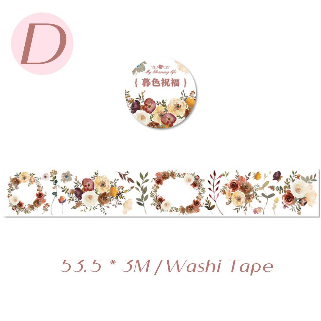 Twilight Series Decorative Fresh Garden Washi-tape - Journal Carnival