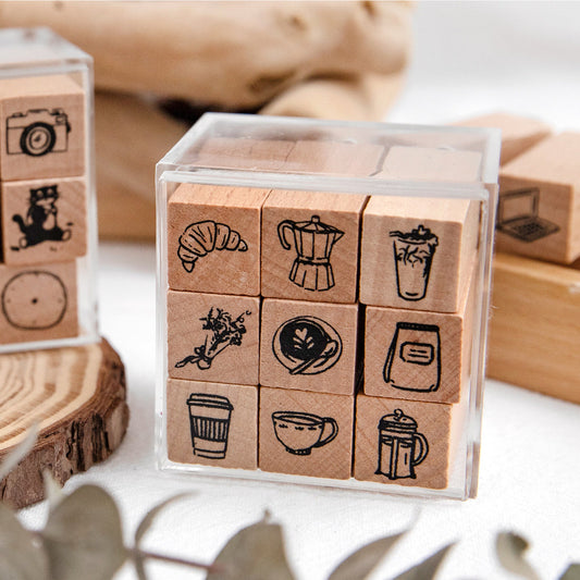 lifestyle Wooden Stamp Kit