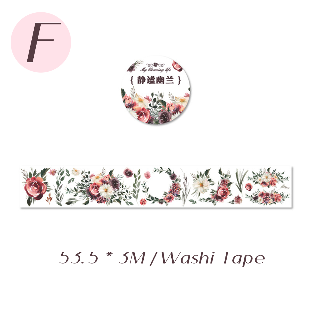 Twilight Series Decorative Fresh Garden Washi-tape - Journal Carnival
