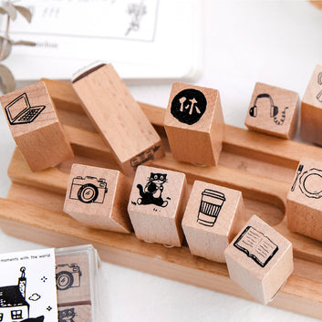 lifestyle Wooden Stamp Kit