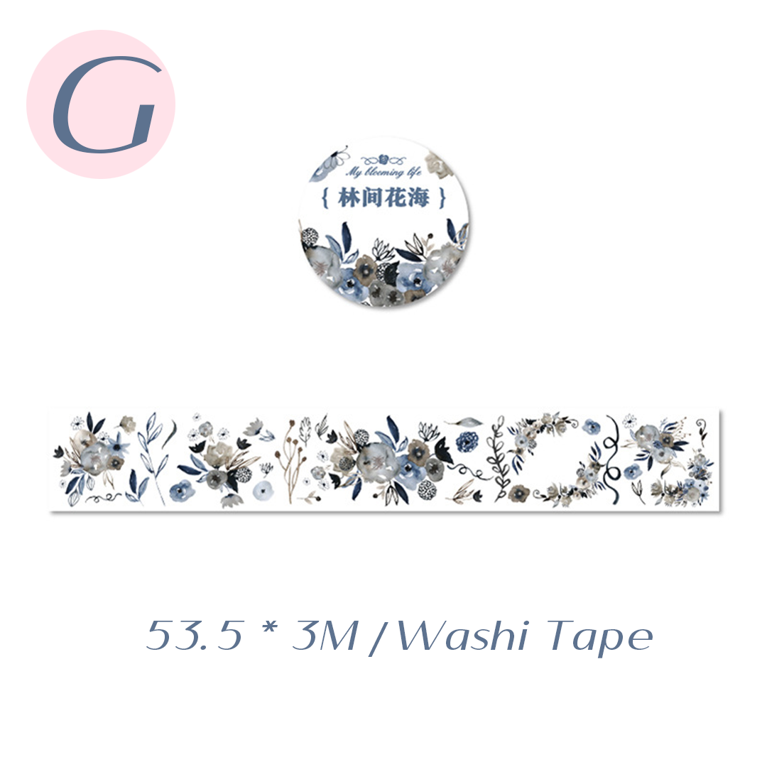 Twilight Series Decorative Fresh Garden Washi-tape - Journal Carnival