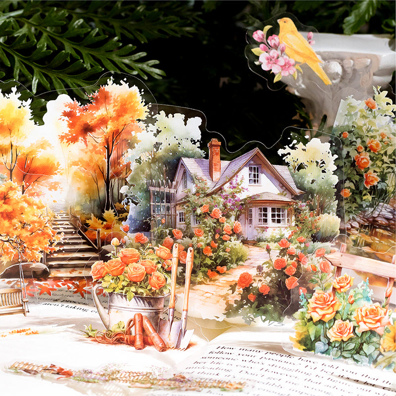 Garden Landscape Series Sticker - Journal Carnival
