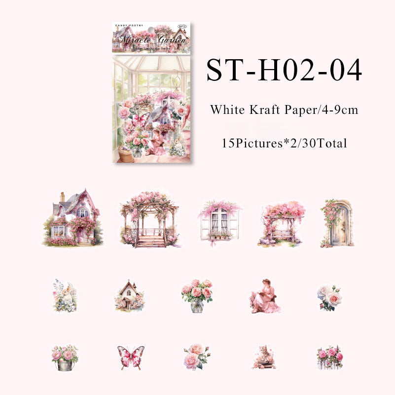 Garden Landscape Series Sticker - Journal Carnival