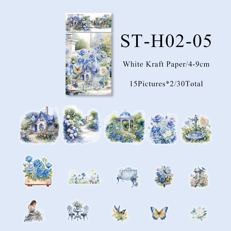 Garden Landscape Series Sticker - Journal Carnival