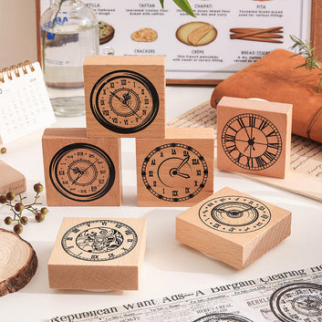 Printing time series wooden stamp