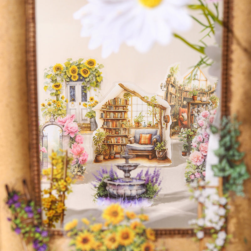 Corner of the Garden series sticker - Journal Carnival