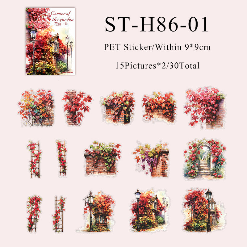 Corner of the Garden series sticker - Journal Carnival