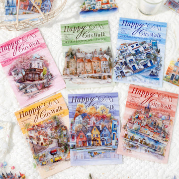 City roaming series stickers