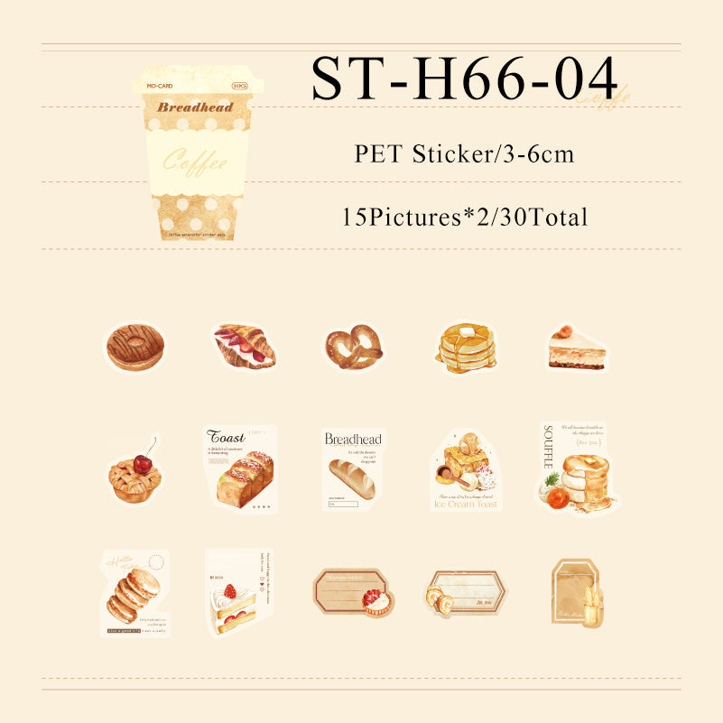 A cup of coffee time series sticker - Journal Carnival