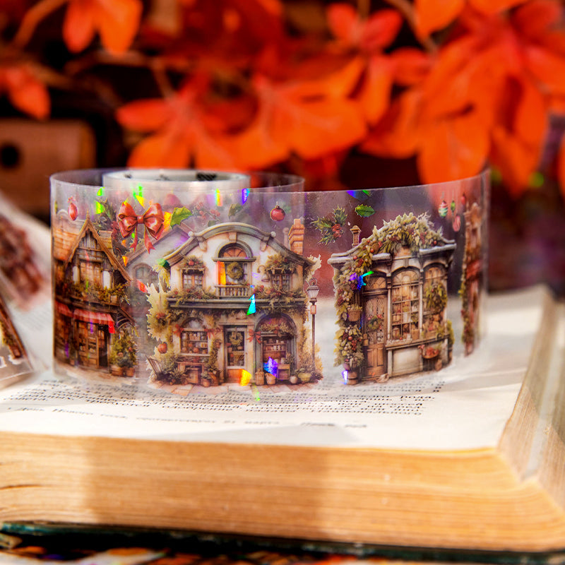 Windy street corner series shell light Pet tape - Journal Carnival