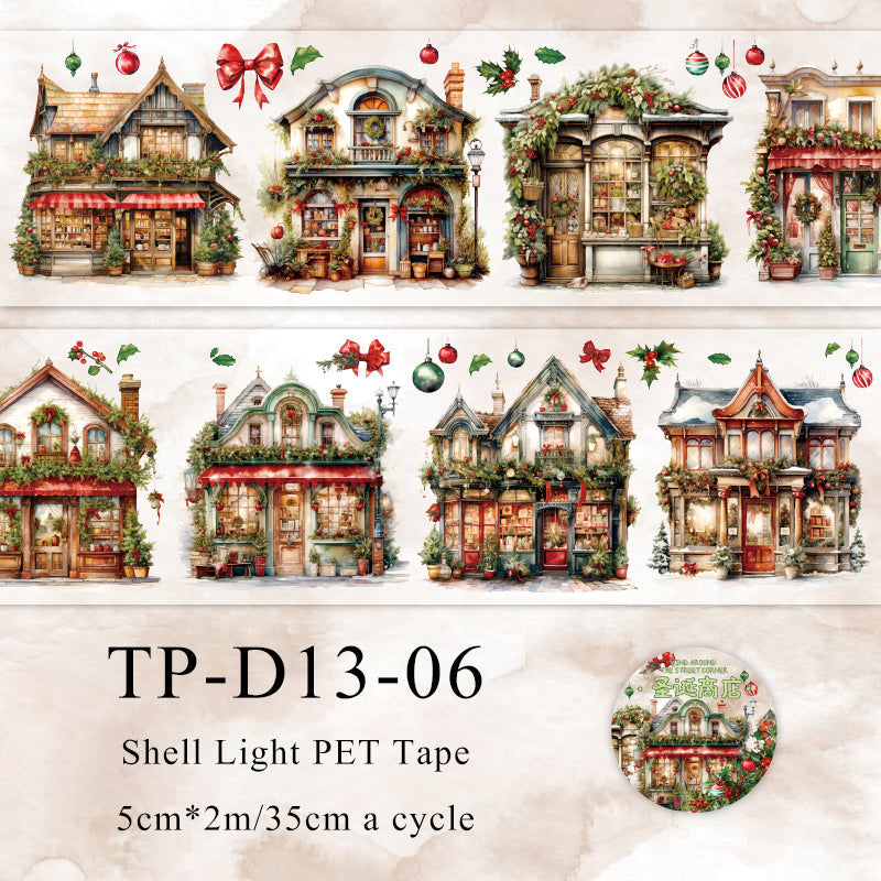 Windy street corner series shell light Pet tape - Journal Carnival