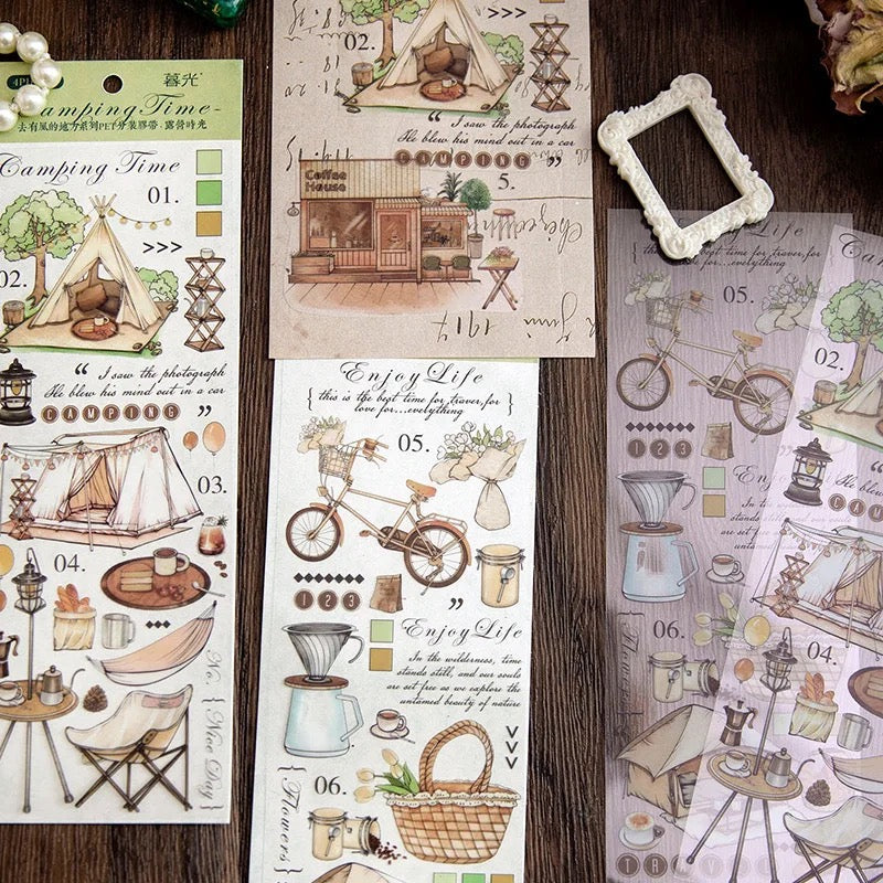 Go to the windy place series PET Sticker - Journal Carnival