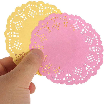 Coloured Doilies Lace Paper