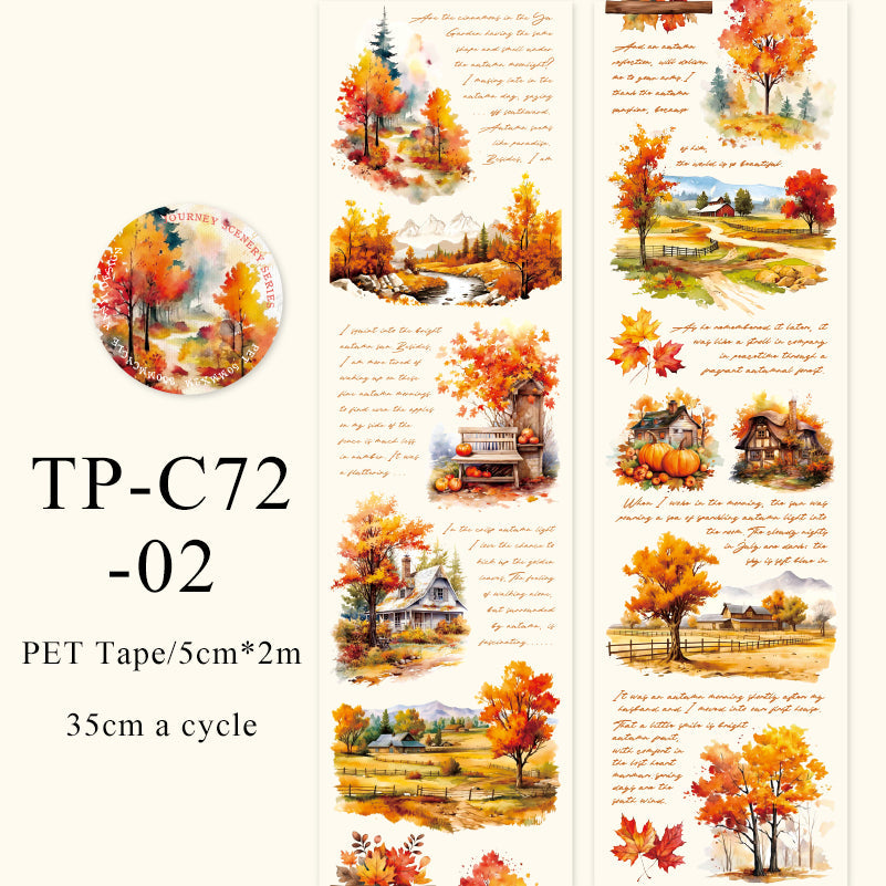 The Scenic Of journey Series PET Tape - Journal Carnival