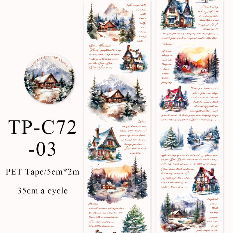 The Scenic Of journey Series PET Tape - Journal Carnival