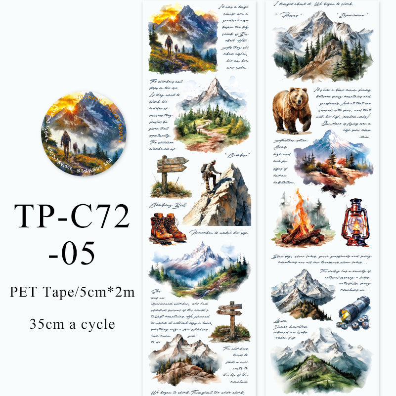 The Scenic Of journey Series PET Tape - Journal Carnival