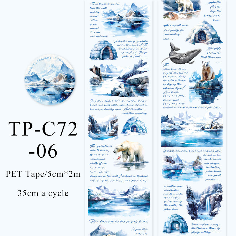 The Scenic Of journey Series PET Tape - Journal Carnival