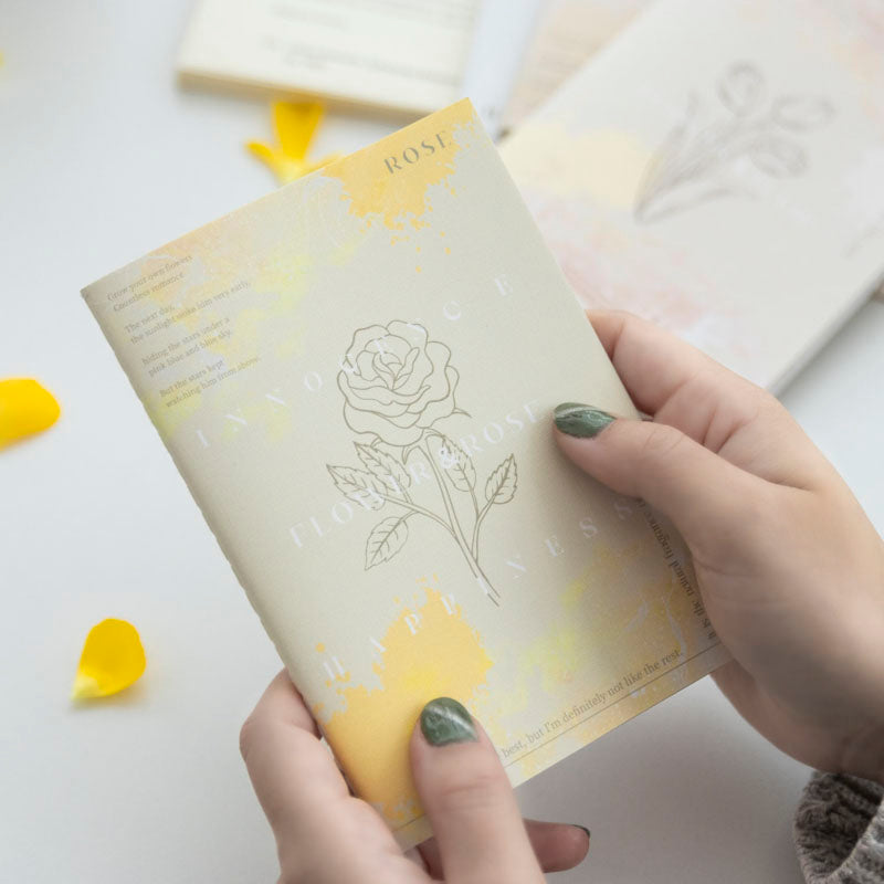Paper flower house Series Notebook - Journal Carnival