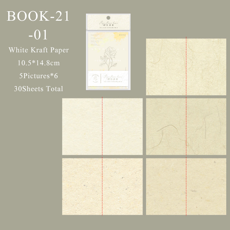 Paper flower house Series Notebook - Journal Carnival
