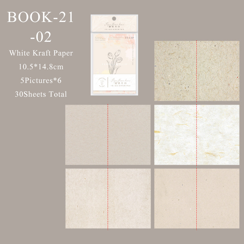 Paper flower house Series Notebook - Journal Carnival