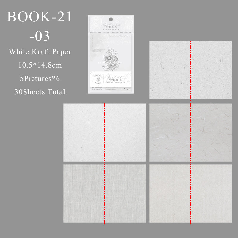Paper flower house Series Notebook - Journal Carnival