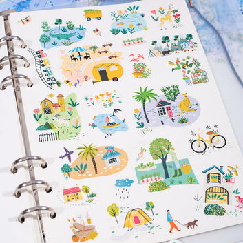My little map series die cutting pet tape