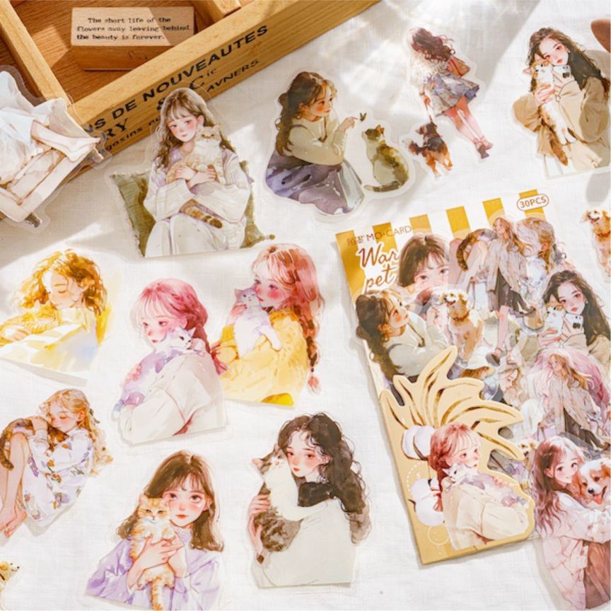 Gentle half life Series Girl Sticker - Journal Carnival