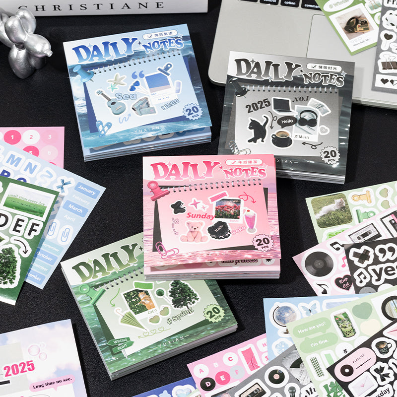 Daily note series sticker book