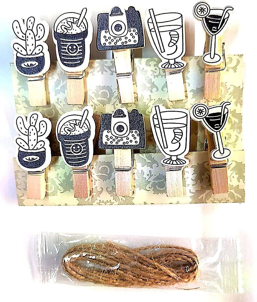 Wooden Clips - Journal Carnival