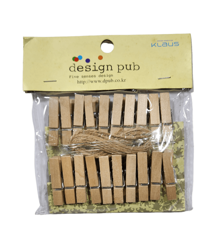 Wooden Clips - Journal Carnival