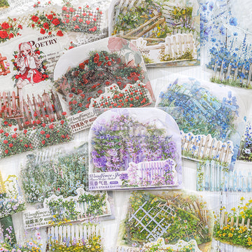 Wooden hedge series sticker
