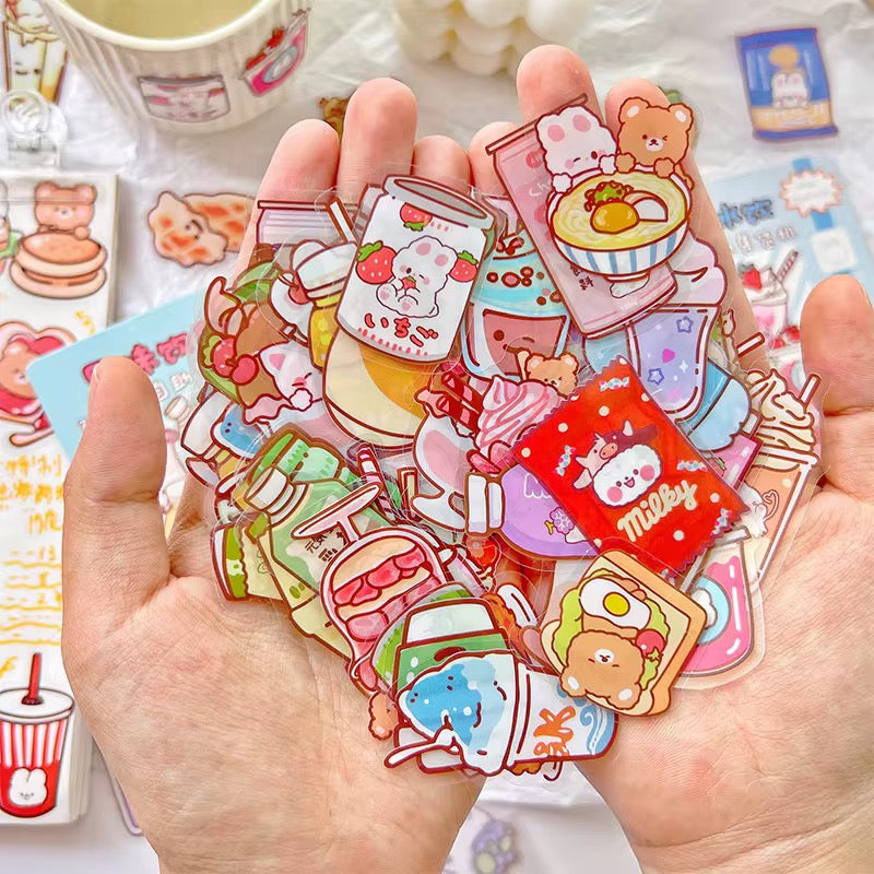 Self service vending machine series sticker