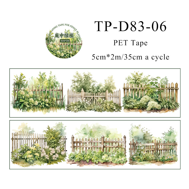 Fence Plant Series Pet Tape - Journal Carnival