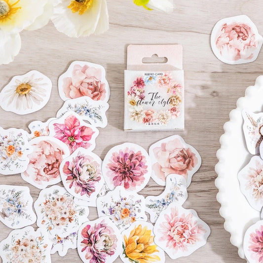 Flower Sticker Box