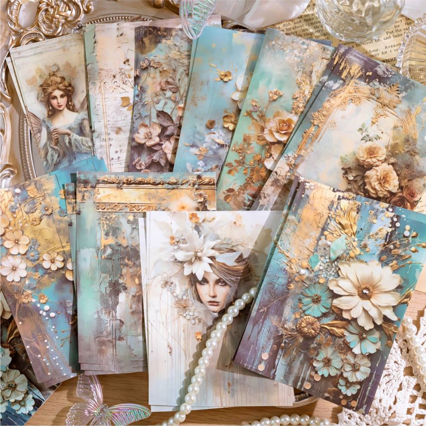 Enchanted Moments Series Scrapbooking Paper - Journal Carnival