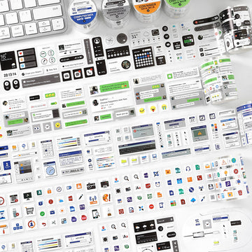 Information universe series die cutting paper tape